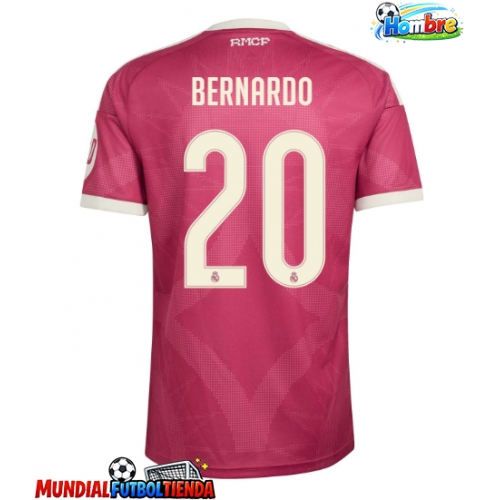 Camiseta Real Madrid Bernardo Silva #20 Tercera Equipación Replica 2026-27 mangas cortas